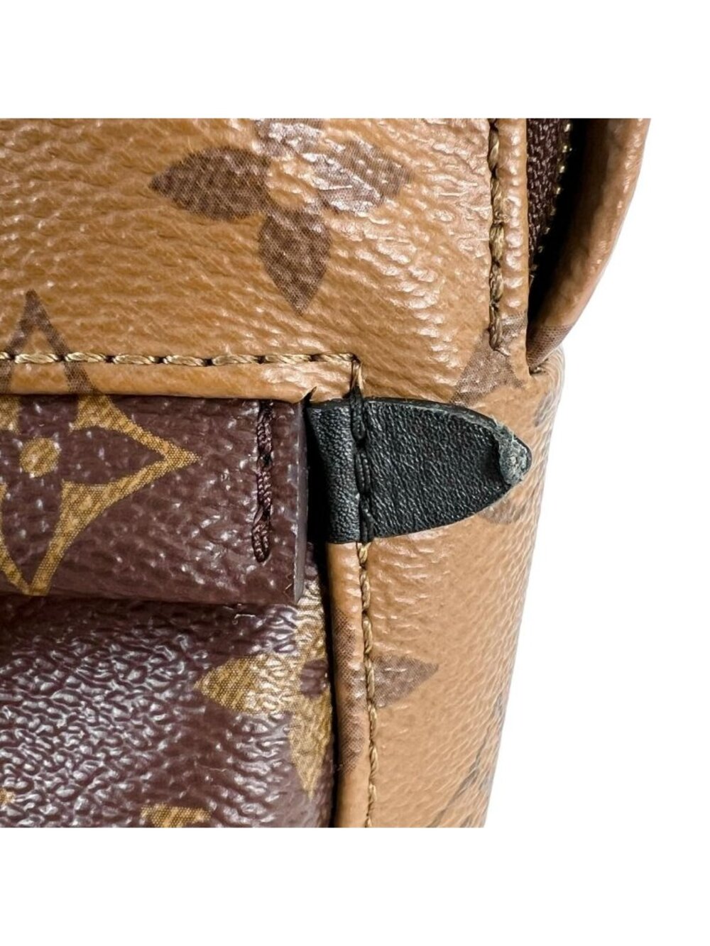 Louis Vuitton Monogram Reverse Mini Palm Springs Backpack Brown - Picture 13 of 15